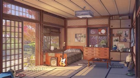 Traditional Japanese Room Day And Night Live Wallpaper - WallpaperWaifu