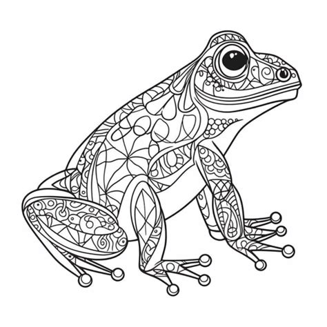 realistic frog drawing - Print now for free | Drawing Ideas Easy