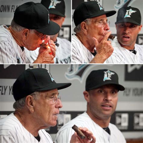 Jack McKeon Lights Up Cigar During Florida Marlins Rain Delay - SBNation.com