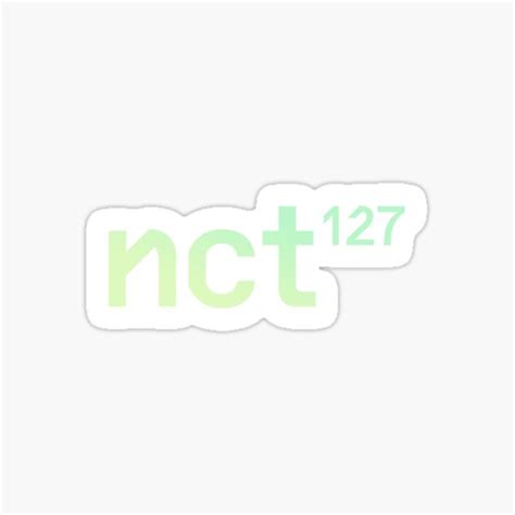 "NCT 127 LOGO STICKER" Sticker for Sale by lialoey | Redbubble