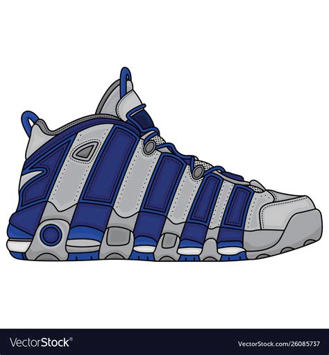 Basketball shoes design Royalty Free Vector Image