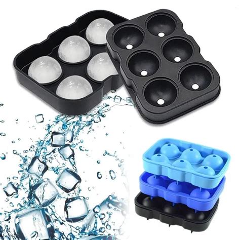 Ice Cube Mold With Lid Round Ice Cube Mold Silicone Chocolate Mold Ice ...