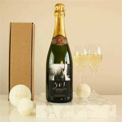 Personalised Photo Champagne Bottle By BOTTLE BAZAAR