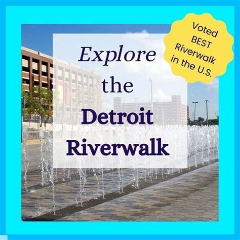 Detroit RiverWalk Guide: Riverfront Trail - My Michigan Beach and Travel