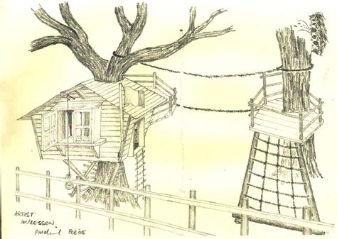 16 Inspiring Treehouse Blueprint Photo - Home Building Plans | 43619