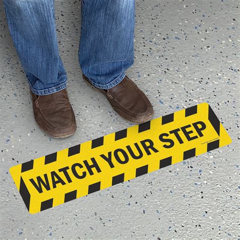 Watch Your Step - Slippery Floor Sign, SKU: SF-0245 - MySafetySign.com