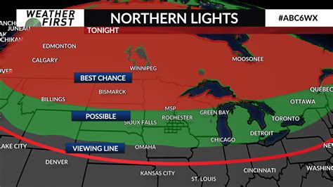 The Northern Lights 2024 Map - Joey Cosette