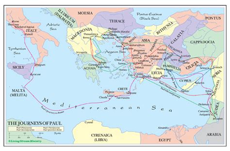 Old Testament Map Of Ancient Israel And Surrounding Countries