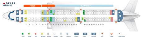 Delta Airbus A321 Seat Map