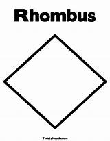 Rhombus Coloring Pages sketch template