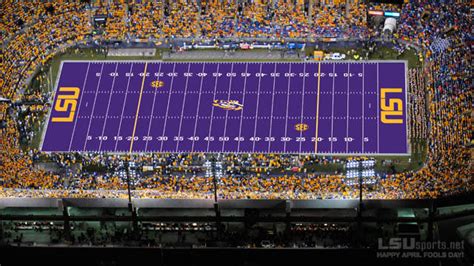 Tiger Stadium to Feature Purple Field Turf in ’10 – LSU