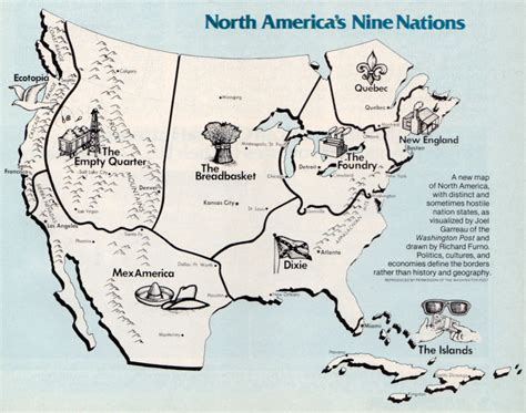 American nations - Vivid Maps