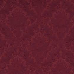 Burgundy Elegant Floral Woven Matelasse Upholstery Grade Fabric By The Yard - Contemporary ...