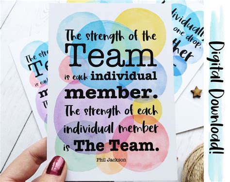 Teamwork Postcards Printable Team Quotes Positive Quotes - Etsy Australia