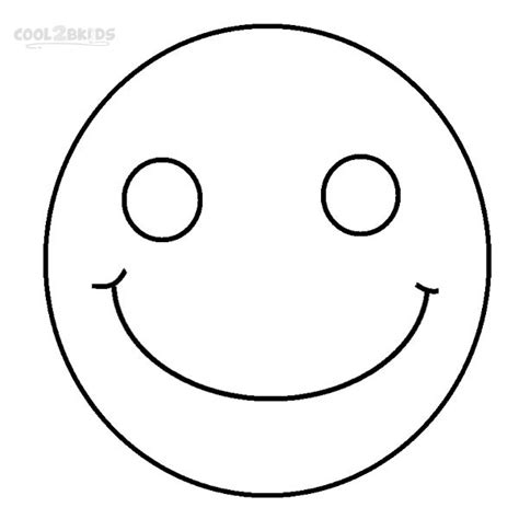 Free Coloring Pages Of Smiley Faces