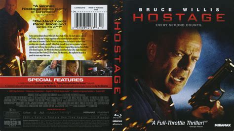 Hostage blu-ray cover & label (2005) R1