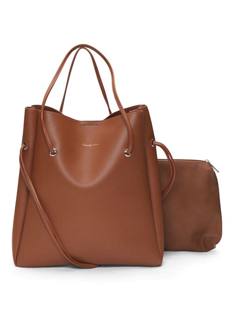 North South Large Sleek Tote - Handbags - T.J.Maxx | Leather handbags ...