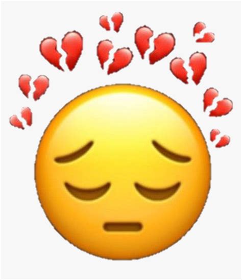 Whatsapp Broken Heart Sad Emoji : Crying Sad Emoji Png Whatsapp New Emoji 2018 Clipart Full Size ...