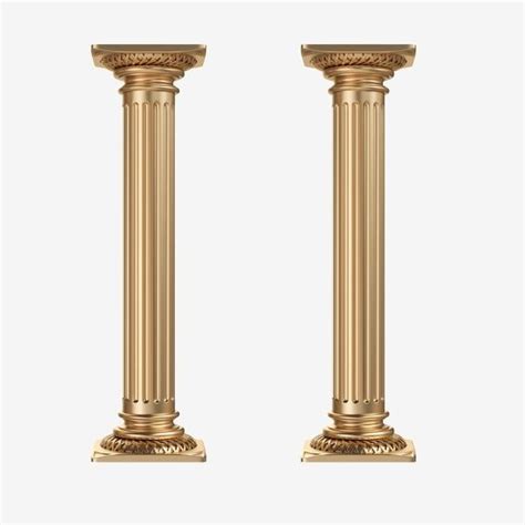 Golden Pillar PNG Picture, Golden Pillar, Two, Gold, Pillars PNG Image ...