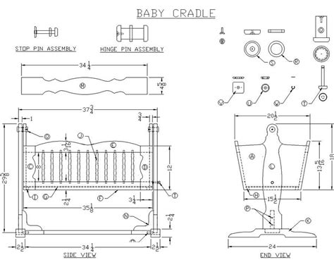 Wooden Baby Cradle - Woodworking Plans from Lee's Wood Projects | Baby cradle plans, Baby cradle ...