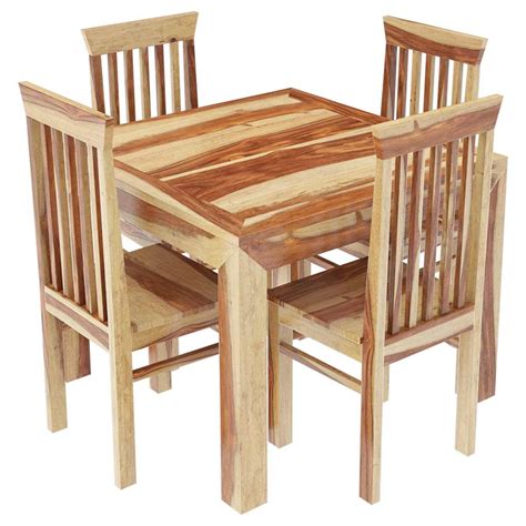 Ostrander Rustic Solid Wood 7 Piece Dining Room Set | Dining table in kitchen, Small kitchen ...