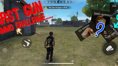 first gun ammo challenge || Garena-free fire - YouTube