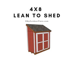 4×8-Shed-Plans | MyOutdoorPlans