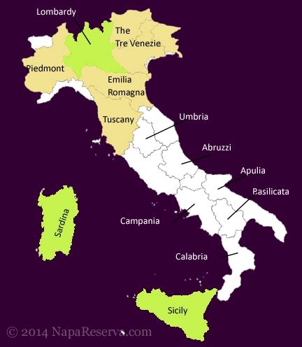 Wines of Italy – NAPA RESERVA & WINESOM.COM