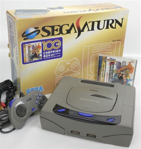 Sega Saturn GREY Console System Campaign Boxed HST-3200 BC40098225 ...