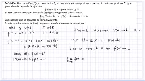 Sucesiones: Convergencia - YouTube