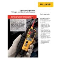 Fluke T130 Two-Pole Voltage/Continuity Tester