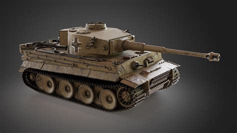 3D WW2 Tiger Tank Model - TurboSquid 1805710