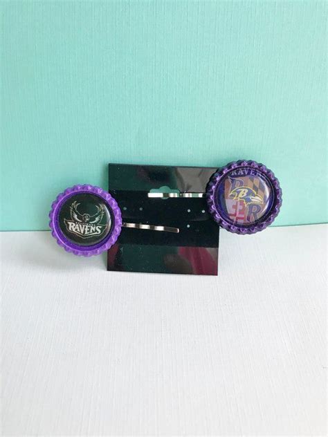 Baltimore Ravens Hair Pins, Ravens Bobby Pins, Ravens Hair Accessories ...