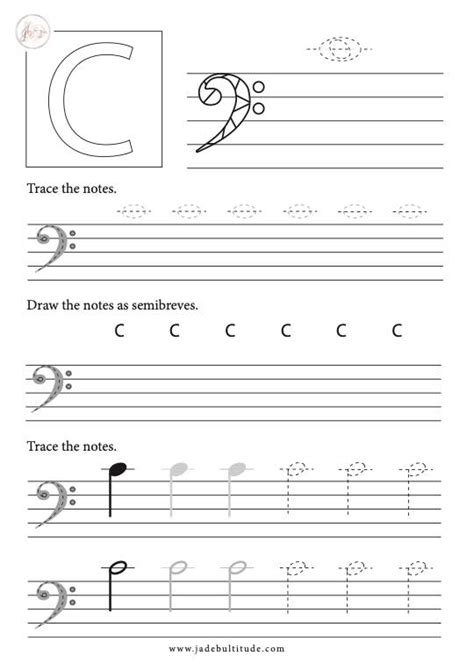 How to Draw Your Notes in the Bass Clef - Jade Bultitude