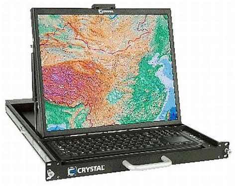 Rugged 19-inch military display that folds into 1-inch rack introduced by Crystal Group ...