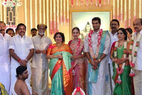 Soundarya Rajinikanth’s wedding: Kamal Haasan, Stalin - politicians grace Rajinikanth daughter’s ...