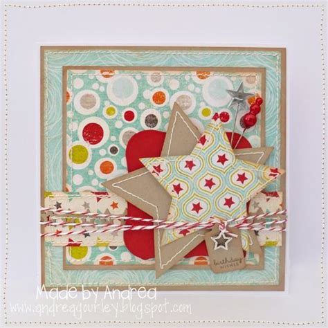 birthday wishes star card | Stamped cards, Star cards, Inspirational cards