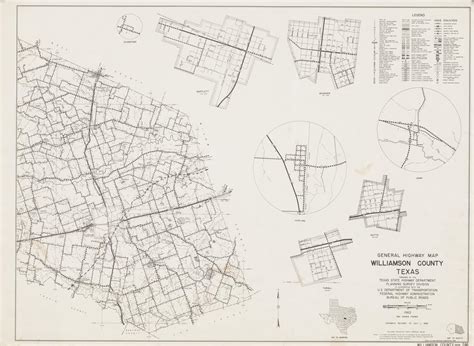 General Highway Map Williamson County Texas - The Portal to Texas History