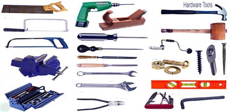 Hardware Tools Names & Picture | Necessary Vocabulary - Razunana