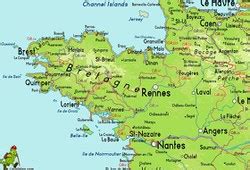 Interactive Map of Brittany - Search Touristic Sights. Hiking and ...