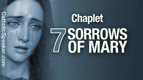 The Chaplet of the Seven Sorrows of Mary [ROSARY] 2020 - YouTube