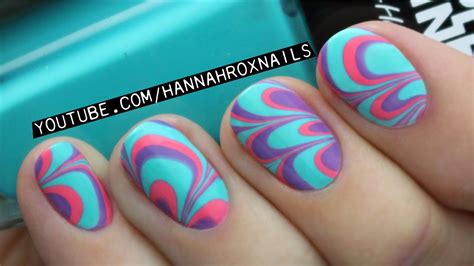 Water Marble Nail Art (Tips & Tricks!) - YouTube