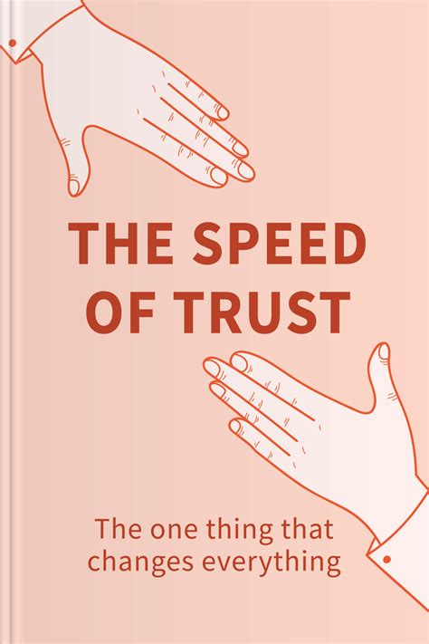 The Speed of Trust Summary | Book by Stephen M. R. Covey, Rebecca R. Merrill