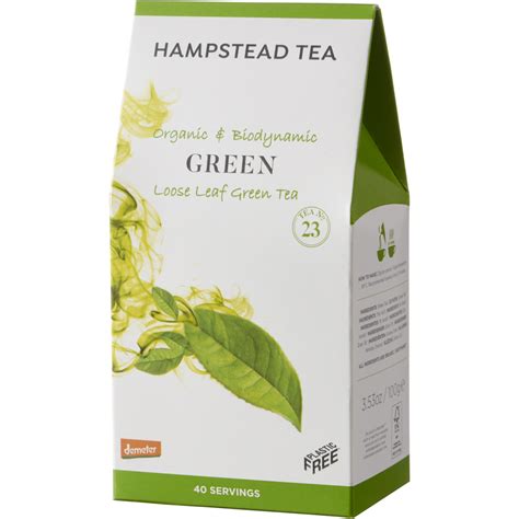 Hampstead Tea Organic Green Tea Loose Leaf Tea (100g) - Finnsheep.net ...