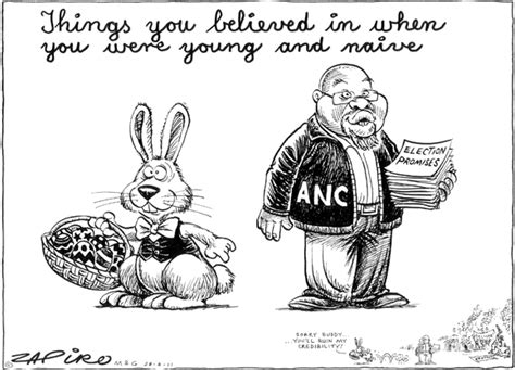 Frank Heydenrych's life: Zapiro on ANC election promises