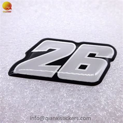 Customized Custom Make Resin Sticker Metallic Dome 3D Dome Stickers ...