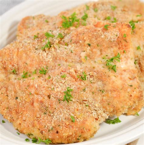 Baked Chicken Schnitzel - Sweet Pea's Kitchen