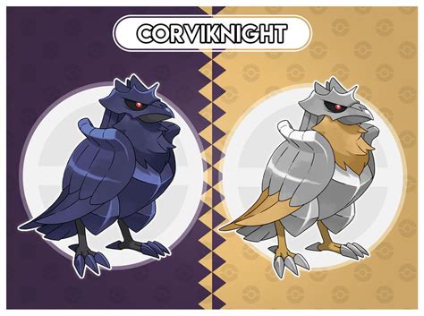 Corviknight (Fanmade Shiny) by EminanDraw on DeviantArt