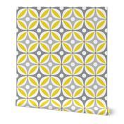 Lemon Peels - Mod Wallpaper - Three Wallpaper | Spoonflower