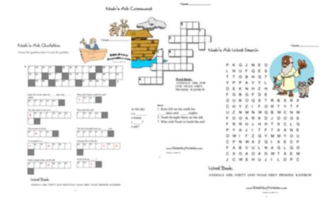 Noah's Ark Bible Printables - Bible Story Printables